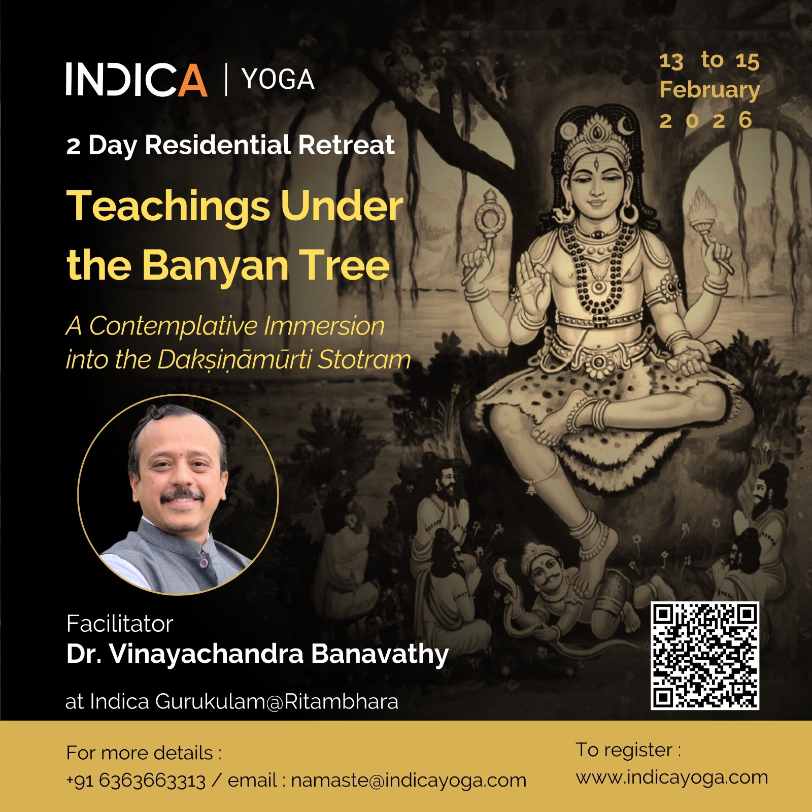 Teachings Under the Banyan Tree: A Contemplative Immersion into the Dakṣiṇāmūrti Stotram
